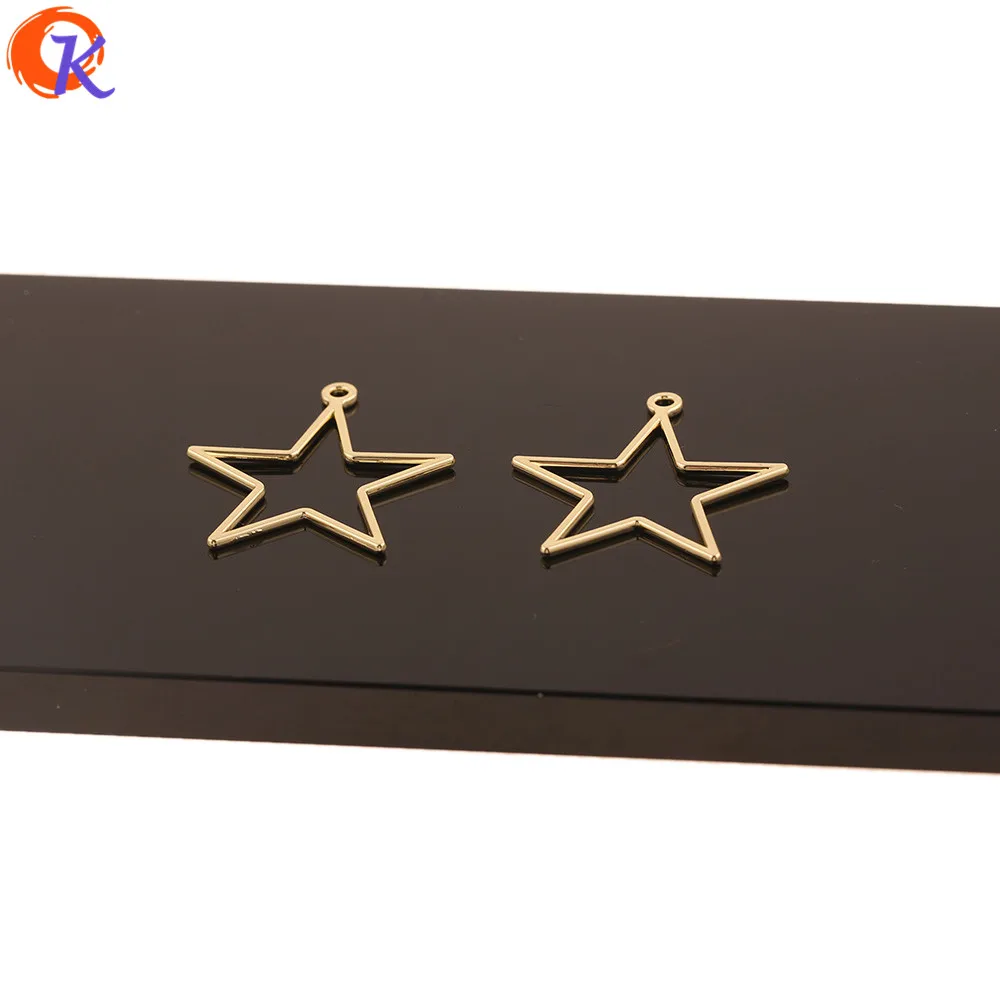 

Cordial Design 100Pcs 29*33MM Jewelry Accessories/Earrings Connectors/Hand Made/Star Shape/DIY Jewelry Making/Earring Findings