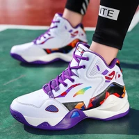 2022 new basketball boots men high top sports basketball women sneakers athletic boy shoes comfortable breathable retro sneakers