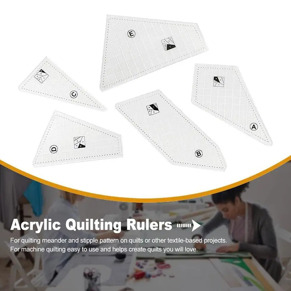 

Линейка для шитья «сделай сам», шаблон, инструмент для закрепления, линейка для шитья без движения, набор рулетки для Квилтера