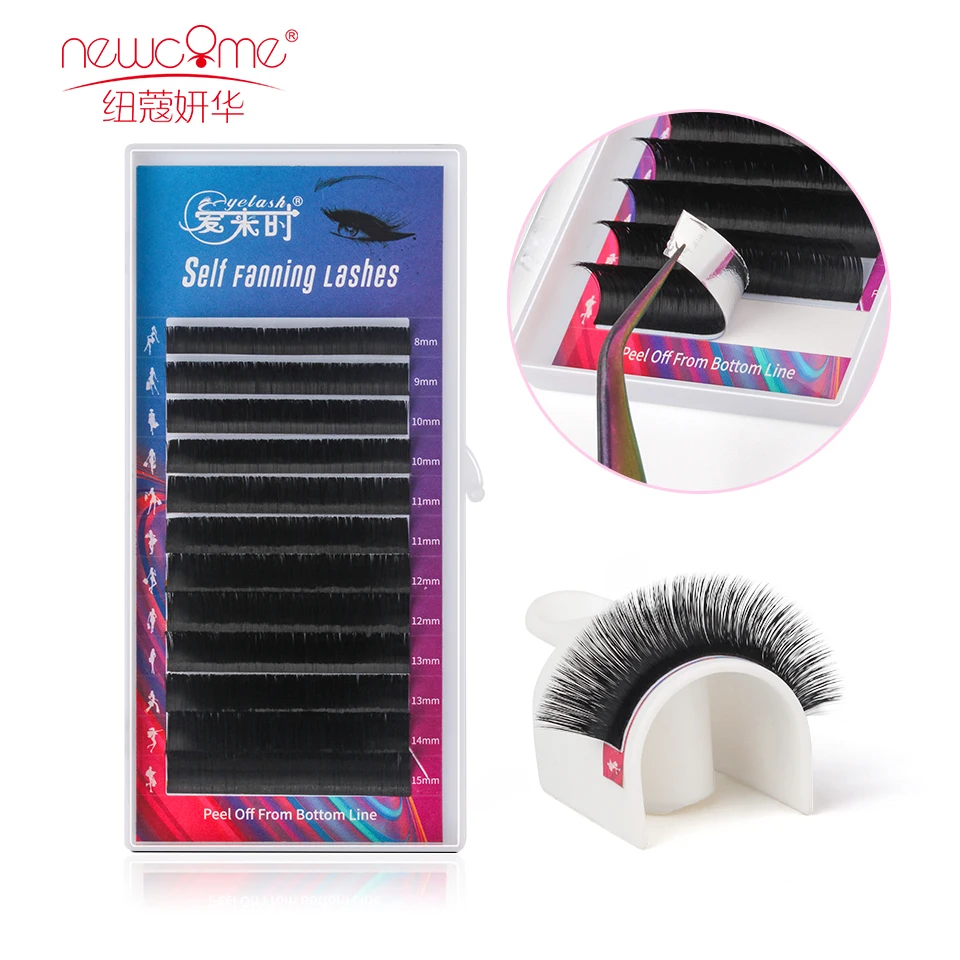 

NEWCOME Auto Fan Volume Lashes Blooming Easy Fan Eyelash Extension 2D/3D/4D/5D/6D DIY Faux Mink Eye Lash Makeup Tool