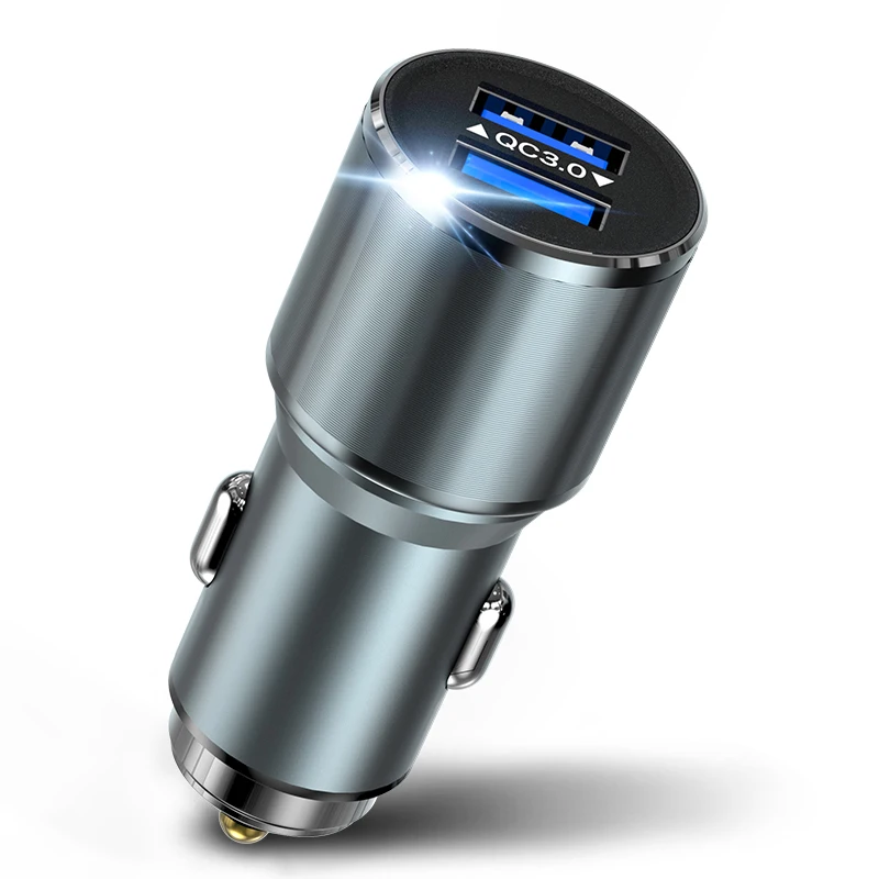 Suntaiho Mini USB Car Charger For Mobile Phone Tablet QC3.0 Mobile Phone Car charger adapter Samrtphone for iPhone Xiaomi Huawei - Тип штекера: Car Charger