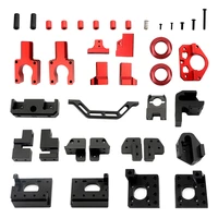 3d printer kit voron v0 1 corexy 3d printer frame kit black red cnc machined metal parts frame kit
