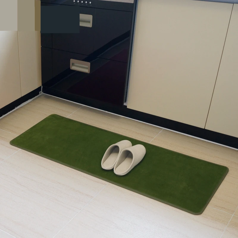 soft nonslip kitchen mat set bathroom bedroom doormat dirtyproof kitchen carpet water absorption bath mat microfiber floor mat free global shipping