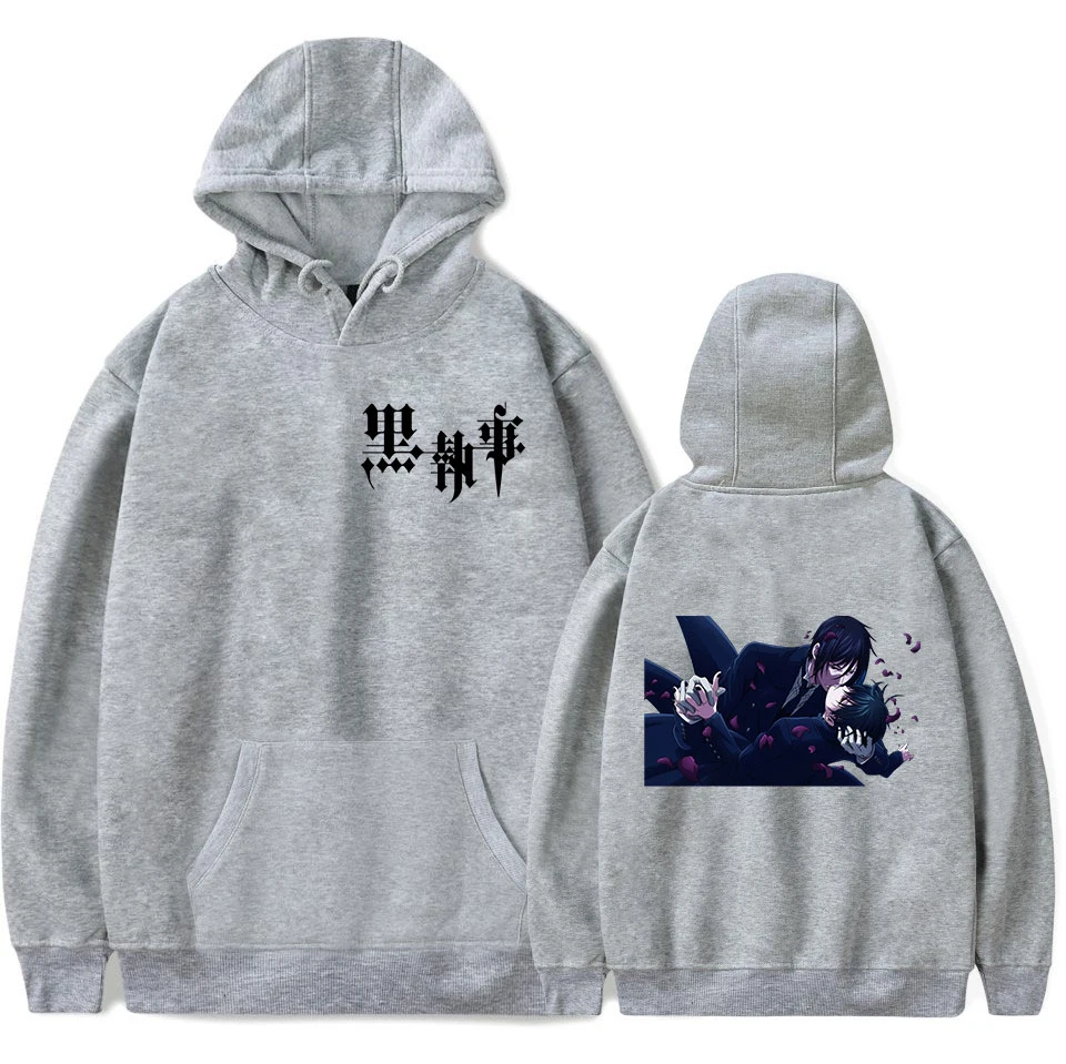 

Hot Sale Aikooki Hot Sale Black Butler Hoodies&Sweatshirts Men/Women Fashion Casual Harajuku Anime Hoodie Print Black Butler Pul