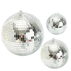 Вращающийся стеклянный диско-зеркальный шар Thrisdar, 25 см, 30 см, отражающий зеркальный диско-шар, украшение для рождественской вечеринки, свадьбы