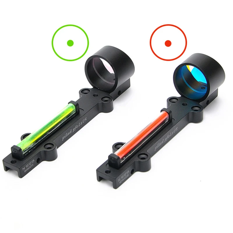 Тактический Оптический прицел на винтовку 1x28 волокно Красная точка для охоты