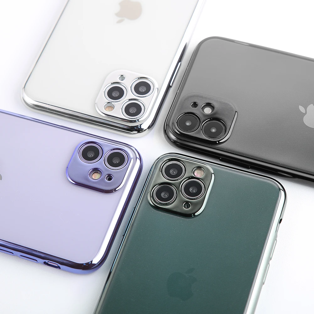Роскошный чехол с покрытием для телефона iPhone 11 pro max Xr Xs Max X 6 6S 7 8 Plus противоударный