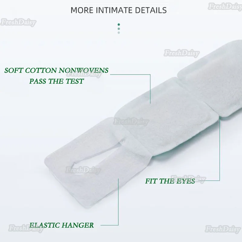 20PCS Steam Blindfold Eye Masks Herbal Hot Compress Heating Eyepatch Disposable Blind Pack Noon Break Nap Eyes Care Relaxed | Красота и