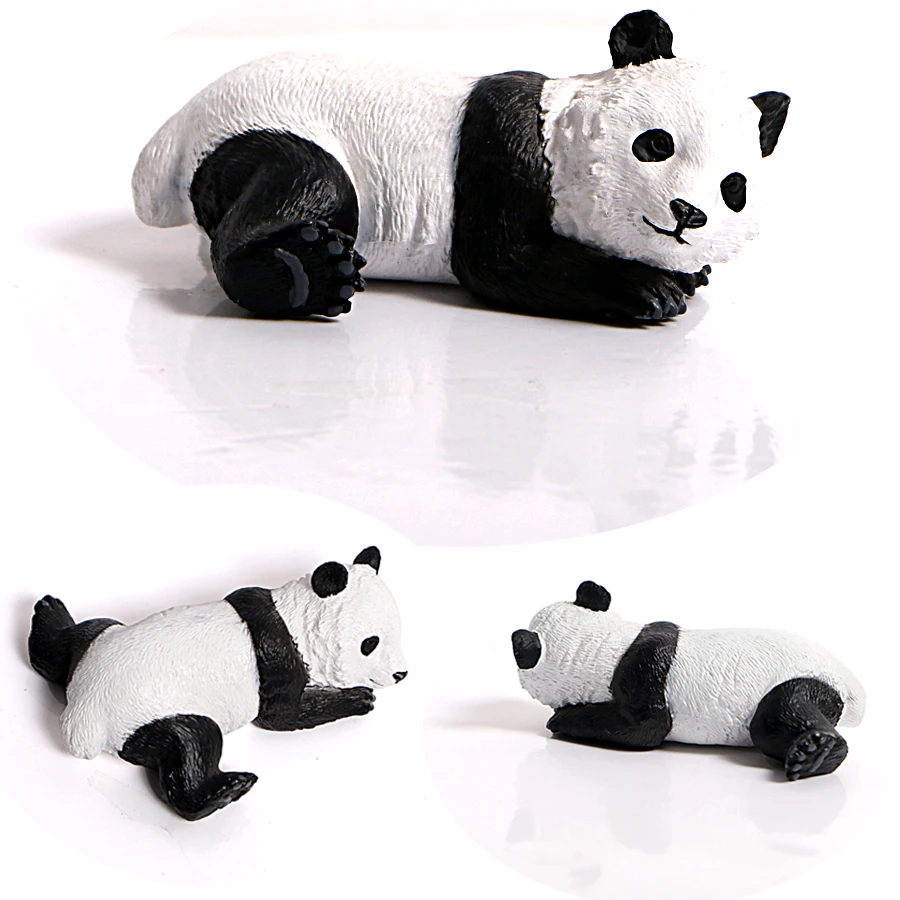 Реалистичная фигурка панды коллекционная игрушка игровой набор топпер для