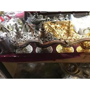 Лампа Аладдина красивая коллекция Тибет Джина керосиновая лампа|Статуэтки и