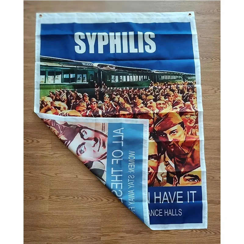 2 мировая война плакат флаг 3 фута * 5 футов (90*150 см) размер рождественские