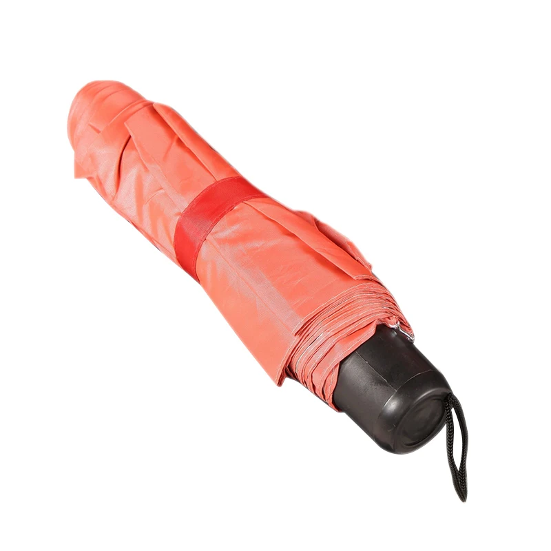 1 шт. портативный зонт от солнца однотонный складной модный для улицы защита