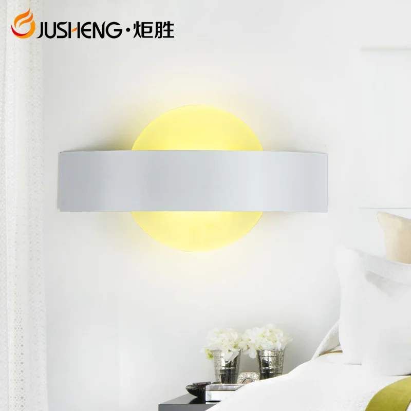 

Современный хрустальный светильник для комнаты, кухонный декор, светильник для спальни, с белым ремнем, настенный светодиодный светильник для спальни