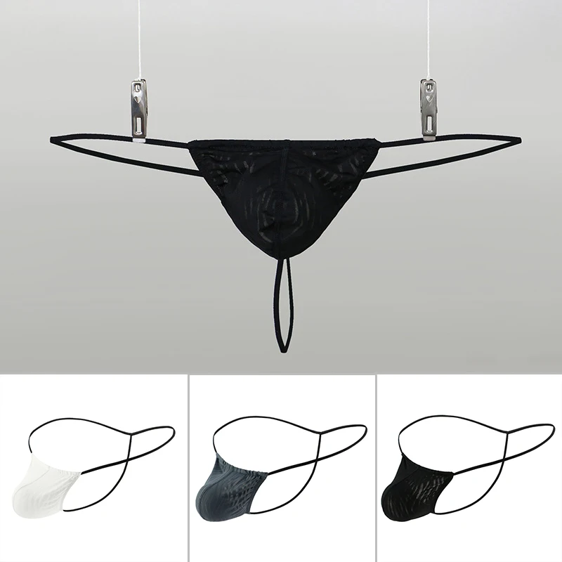 

Men's Sexy Underwear Low Waist Thin Belt Comfortable Breathable Briefs Comfortable Breathable Thong