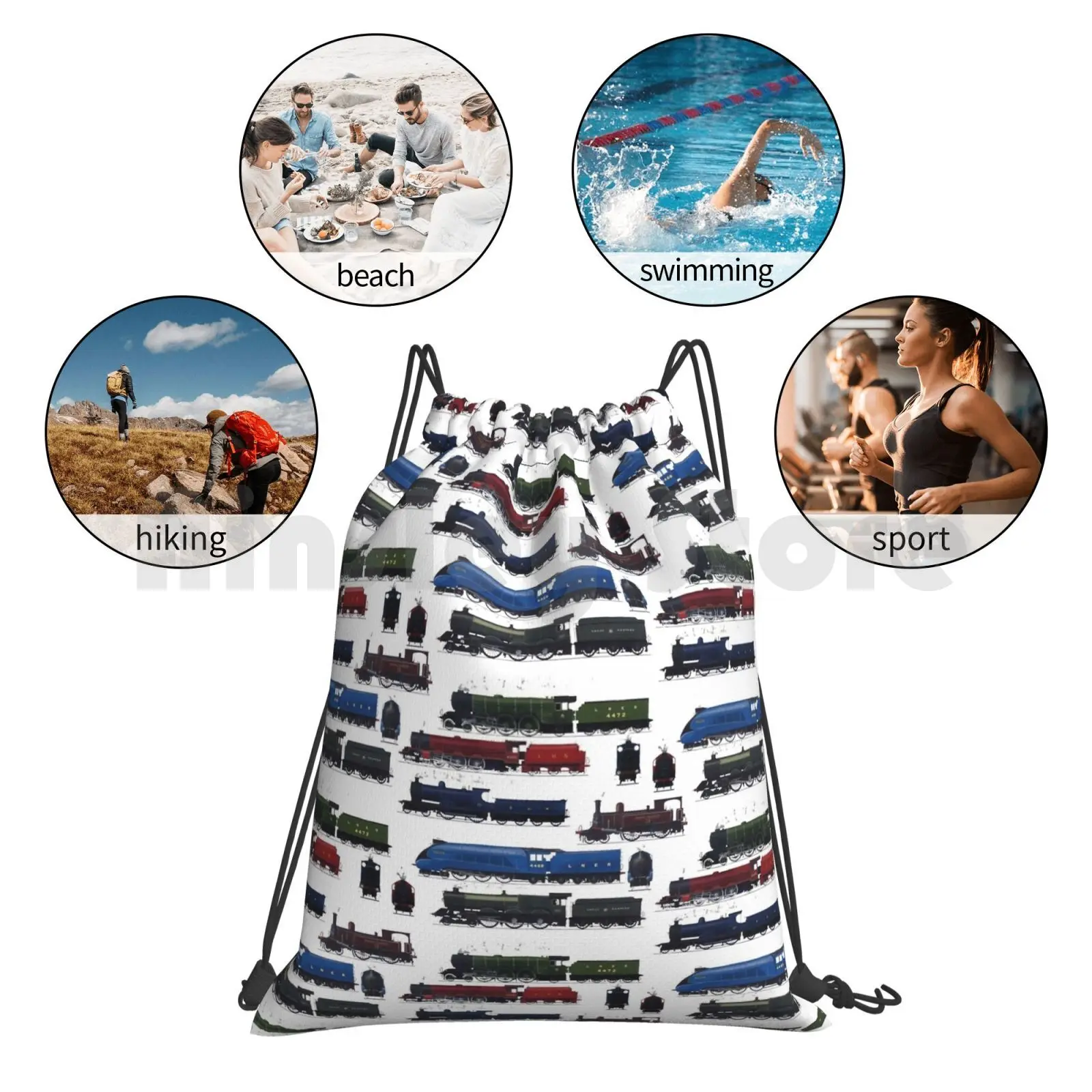 

Trainspotting Wallpaper Backpack Drawstring Bag Riding Climbing Gym Bag Trainspotting T2 Trainspotting Mark Renton Sick Boy