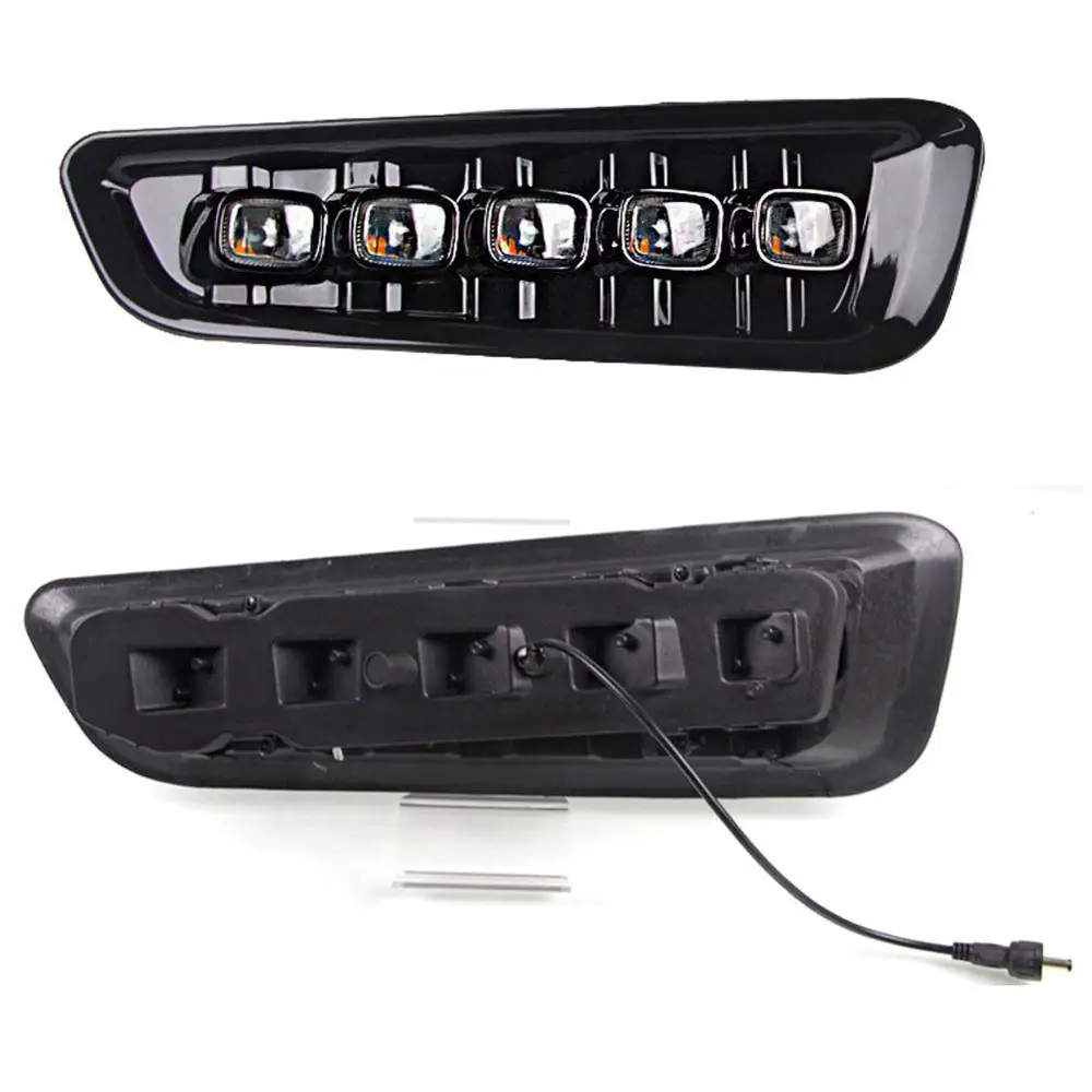 2 шт. светодиодный светильник дневного света для автомобиля DRL противотуманная