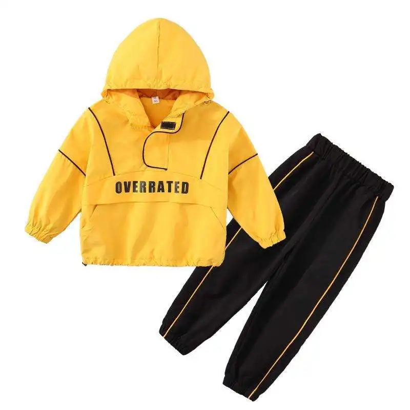 

New Spring Baby Casual Tracksuit Children Boy Girl Hoodie Jacket Pants 2Pcs/Sets Kids Leisure Sport Suit Infant Clothing