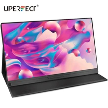 UPERFECT 15.6 4K USB TypeC IPS Screen Portable Monitor For Ps4 Switch Xbox Huawei Xiaomi Phone Gaming  Laptop LCD Display
