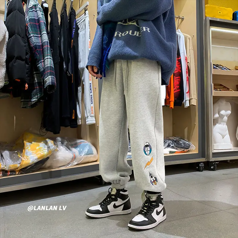 

HOUZHOU Jogging Sweatpants Women Baggy Joggers Spring Fashion Y2k 2000s Aesthetic Track Sports Pants Casual Trousers For Female