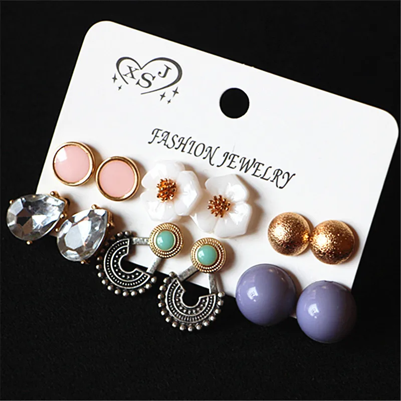 Новые модные женские Украшения оптовая продажа серьги на день рождения для