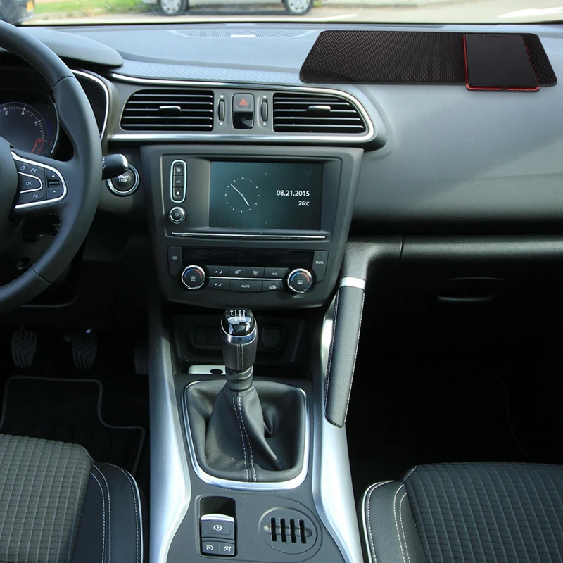 

4Pcs Anti Slip Car Dash Sticky Pads Heat Resistant Mats Silicone Dashboard Slide Proof For Phone Keys Sunglassses Coins Holder