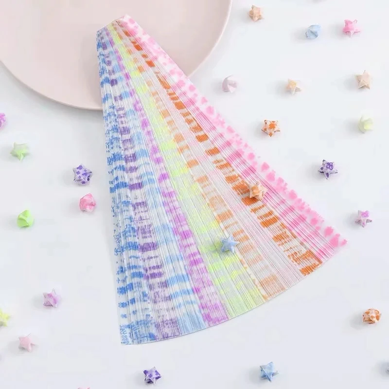 

Kawaii Night Glow Star Art Origami Stripe DIY Craft Decoration Spotify Lucky Star Night Glow Set Stationery Netflix Premium