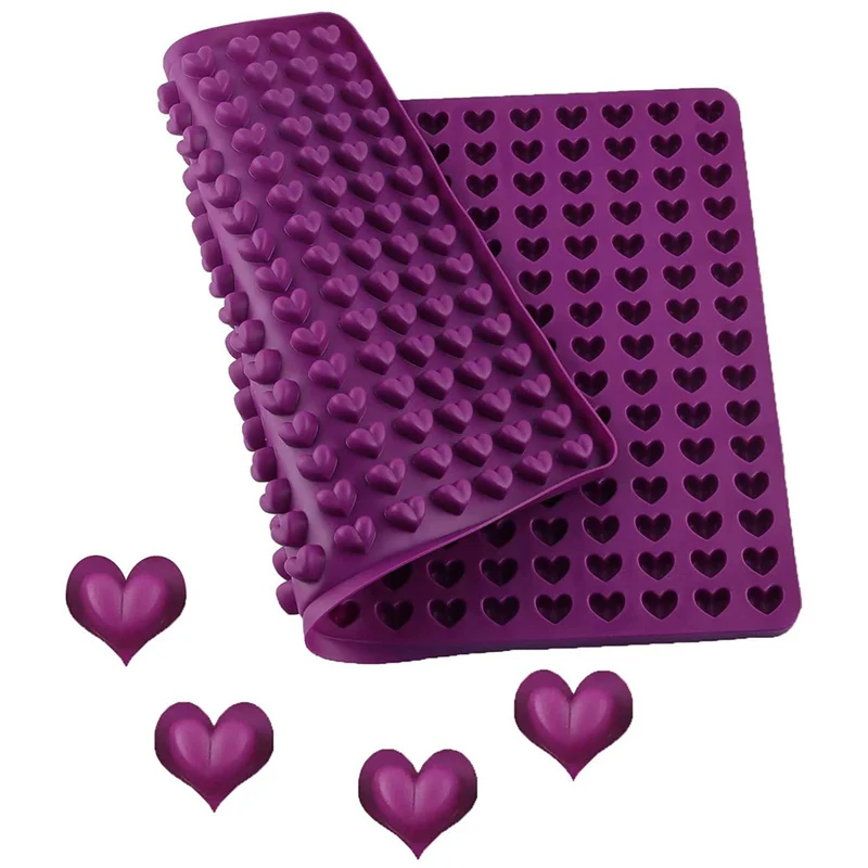 Силиконовая форма для выпечки Zollor с сердечками антипригарные коврики формы