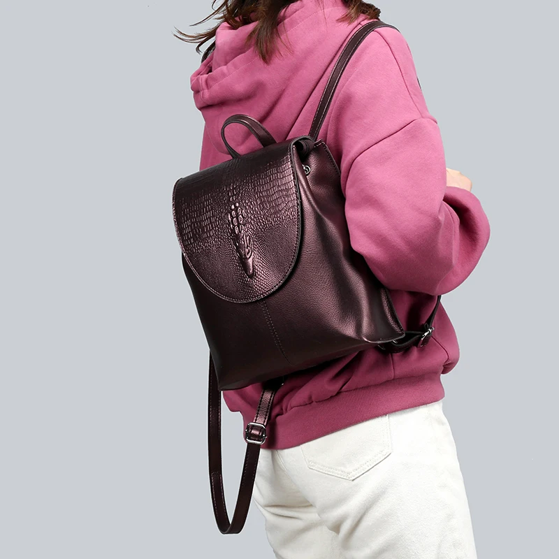 2020 New high quality pu leather backpacks women leisure travel backpack fashion school bags for girls mochila feminina |