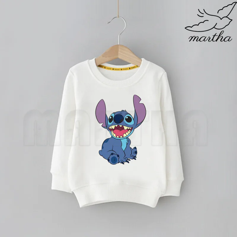 Детский Милый Забавный свитер с героями мультфильмов «Angry Stitch», одноцветные кофты с капюшоном, модные толстовки с длинными рукавами для мальчиков и девочек