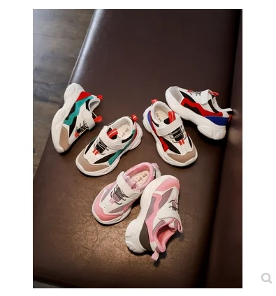 Новинка 2019 года сезон весна детская обувь сетчатый цвет Детские теннисные