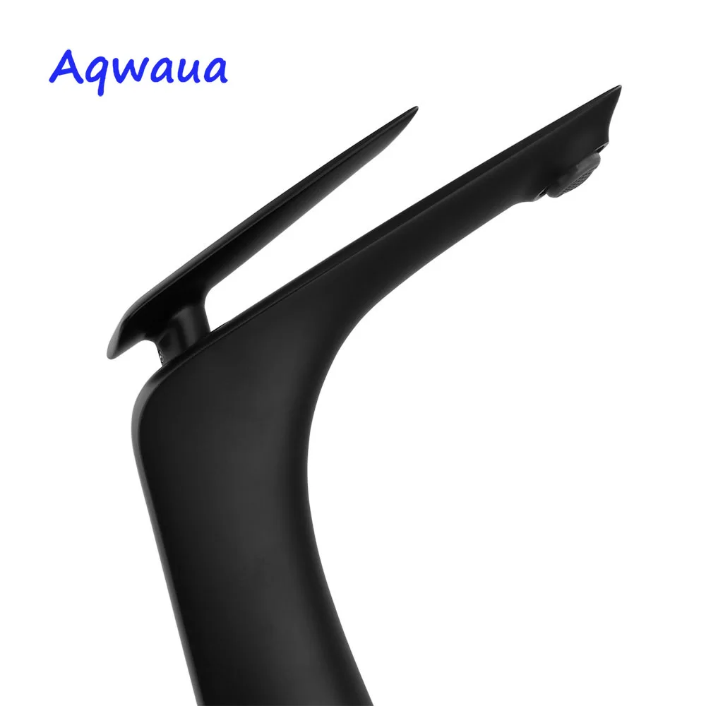 Смеситель для ванной комнаты Aqwaua черный смеситель раковины латунный корпус
