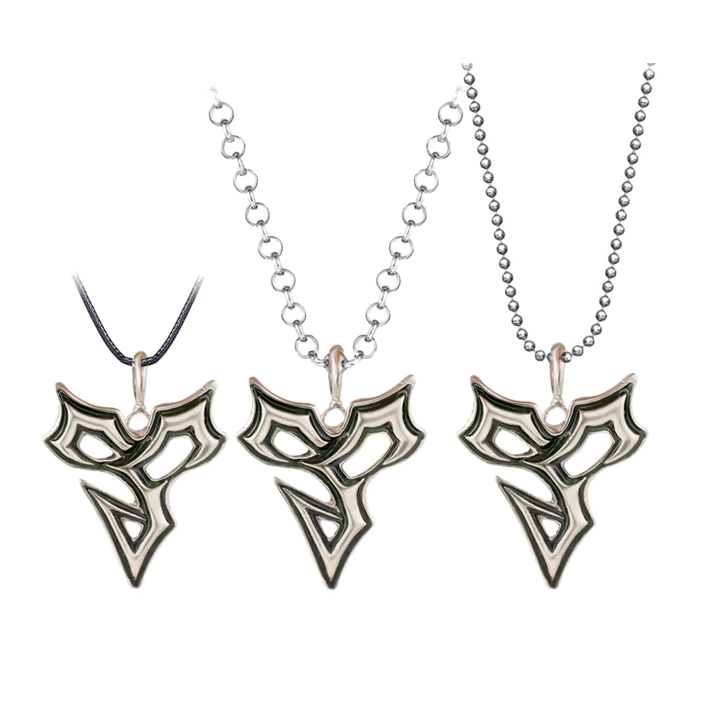 Мужские и женские ожерелья Final Fantasy с подвеской голова волка ледяная 8 дюймов