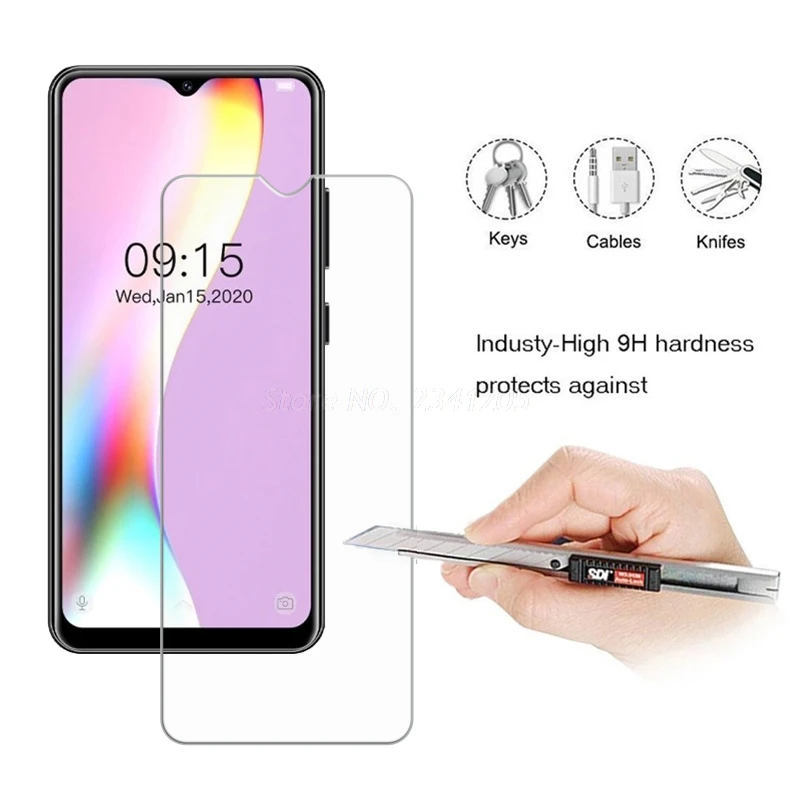 2-1PC Glass For Oukitel C19 C18 C17 C16 C15 C13 C12 C11 C10 Pro Screen Protector Tempered Glass For Oukitel WP7 WP6 WP5 Pro Film