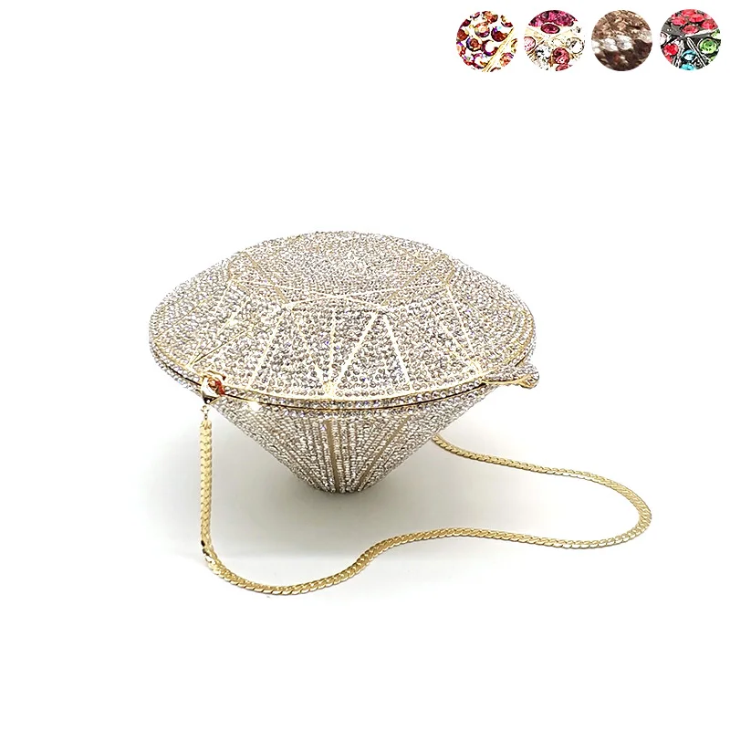Роскошные клатчи для женщин большая вечерняя сумка с бриллиантами роскошные