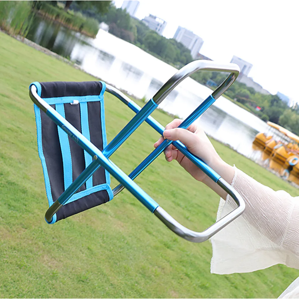 Портативный Легкий стул для кемпинга пикника рыбалки складной ткань Оксфорд