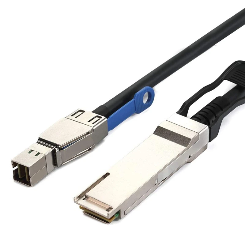 

40Gbps QSFP to Mini SAS HD SFF-8644 DAC Cable for Huawei H3C ZTE RIGOAL Routers Firewalls Network Cards