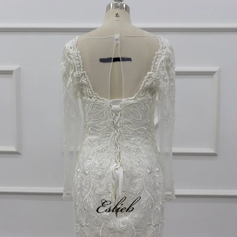 

Eslieb High-end Custom made Sweetheart Lace Mermaid Wedding dresses 2020 Wedding dress Vestido de Noiva