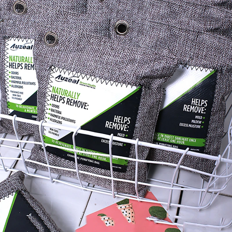 Воздухоочиститель для дома и автомобиля сумочка очистки воздуха из бамбукового