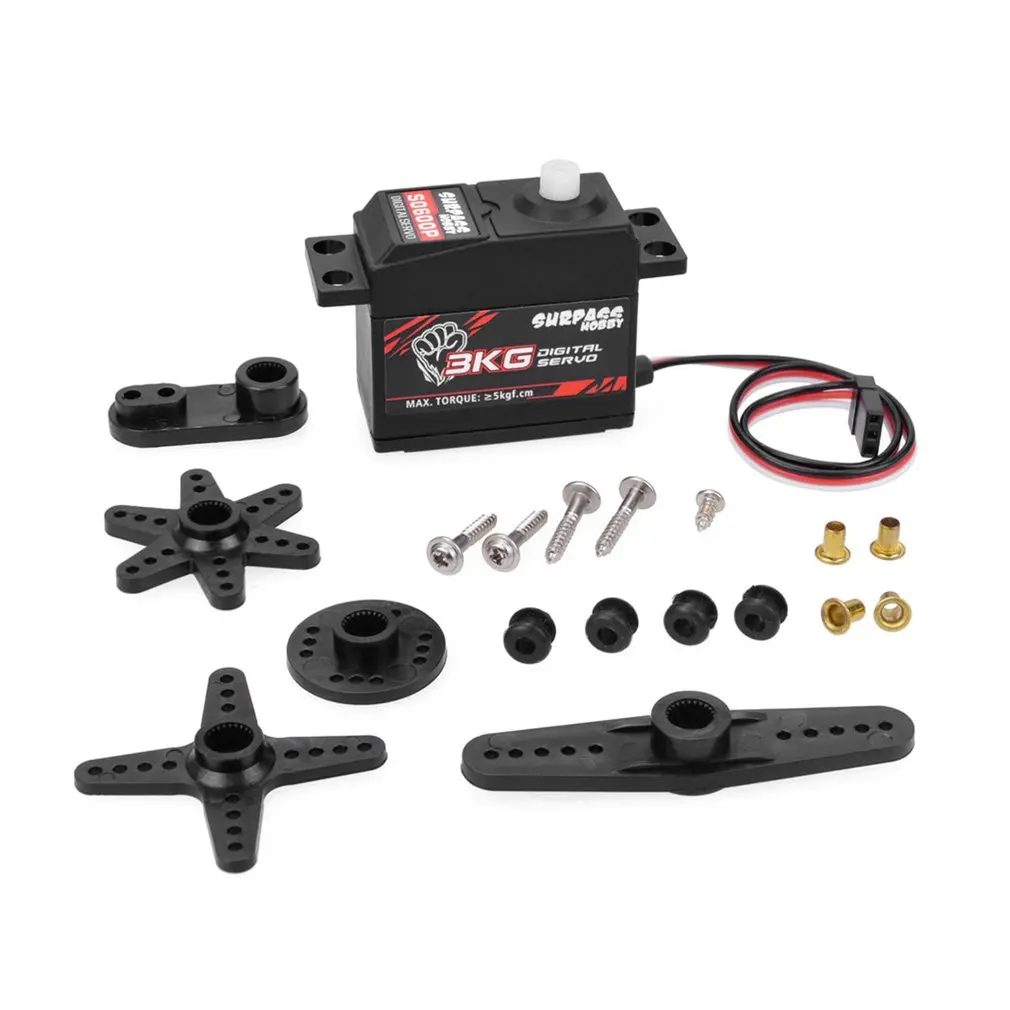 Пластиковый сервопривод SURPASS HOBBY 3 кг S0300P для 1: 12 автомобильных цифровых