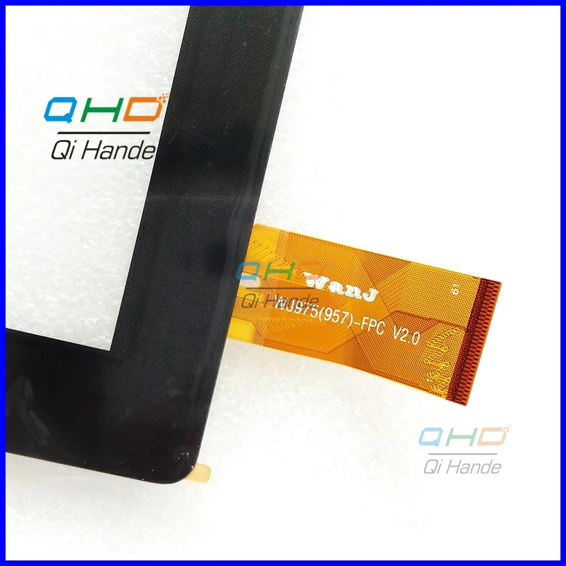Черный Новый емкостный экран планшетный ПК сенсорный дигитайзер Датчик wj975(957)-fpc