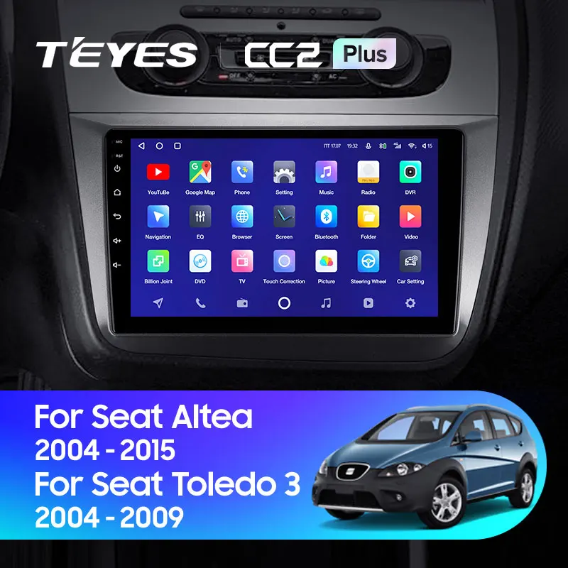 &quotTEYES CC2L и CC2 Plus Штатная магнитола For Сеат Альтеа 5P Толедо Seat Altea Toledo III 3 2004 - 2015 LHD RHD