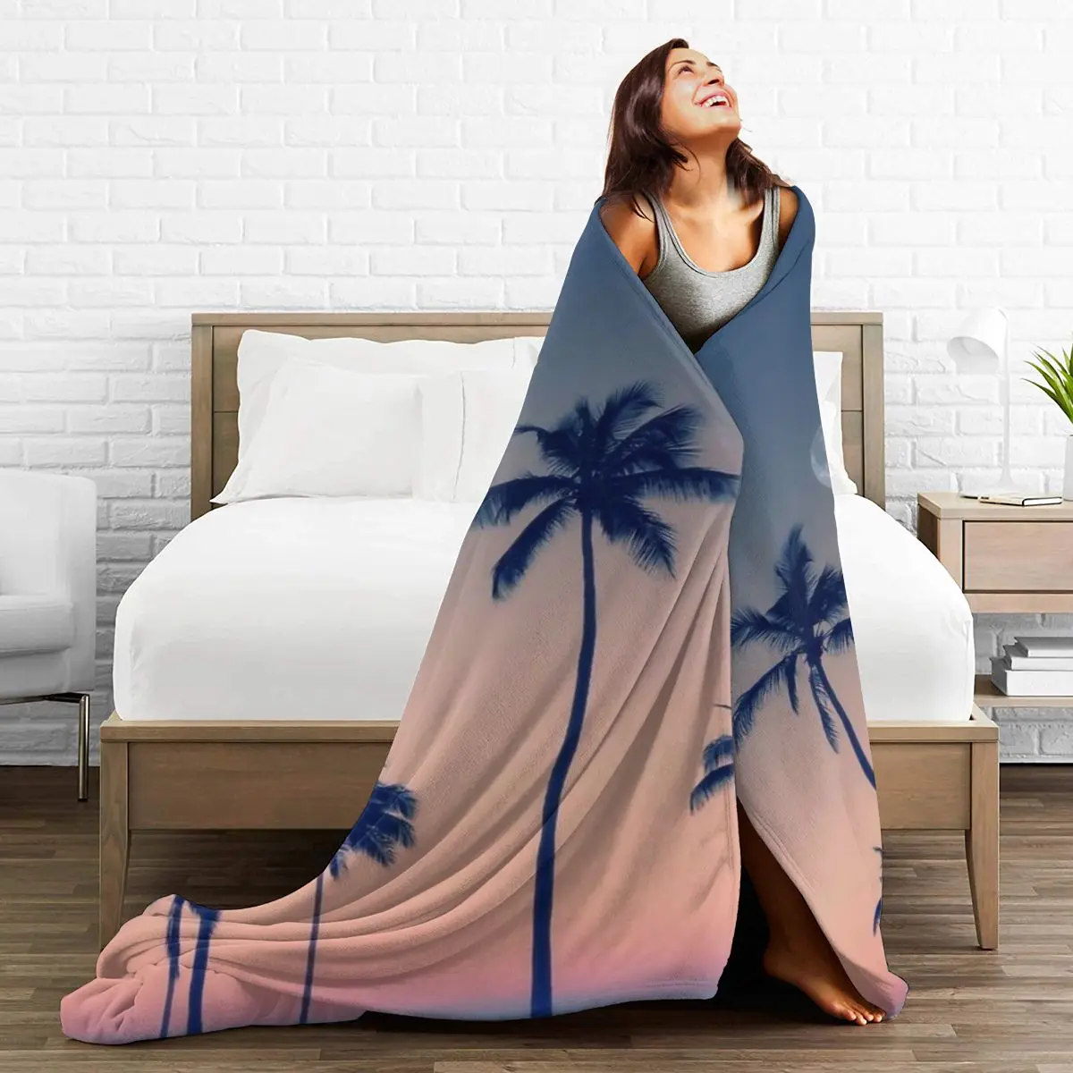 

3D Cartoon Sherpa Blanket Warm Super Soft Flannel Office Nap Bedspread Sofa Bedding Plush Quilt Plaids 294723958