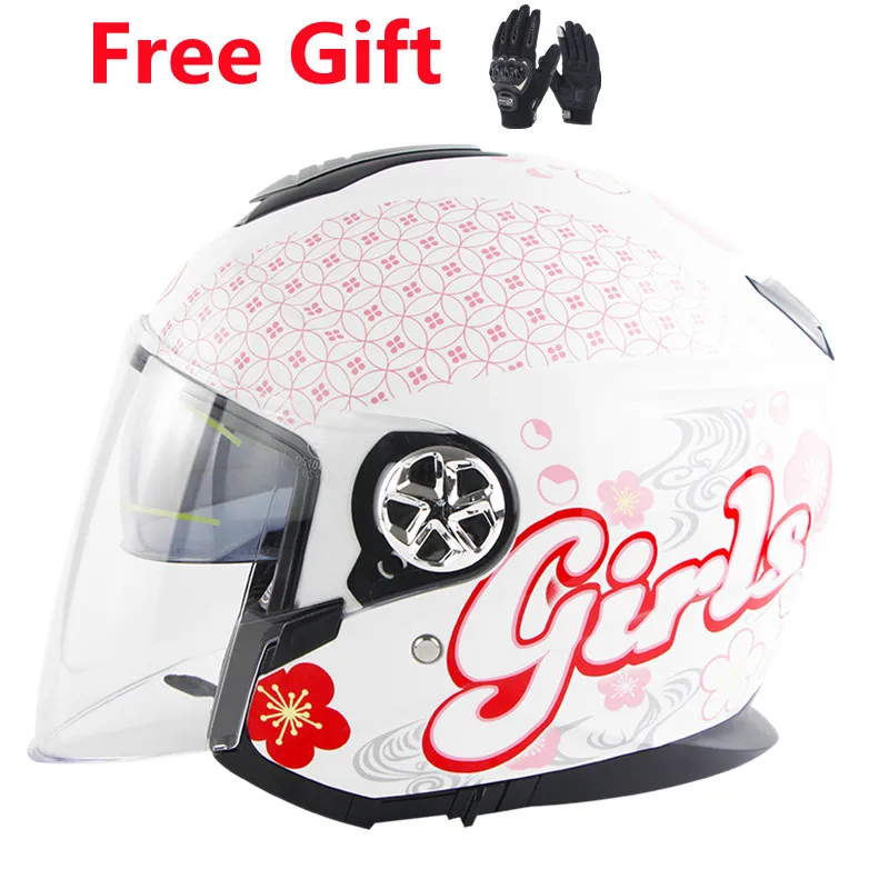 

Motorcycle Helmet Safety for Men Colorful Lens with Free Gloves Riding Casco Para Motocicleta Casco Moto ABS All Season
