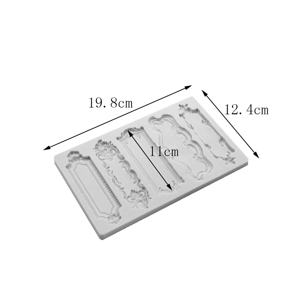 Новая рельефная Европейская фотоформа для выпечки силиконовая форма торта