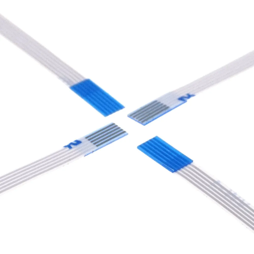 

100pcs FFC FPC Flexible flat cable 5 PIN 0.5 mm pitch same directions Length 60 mm 80 100 120 150 200 250 300 400 500 mm