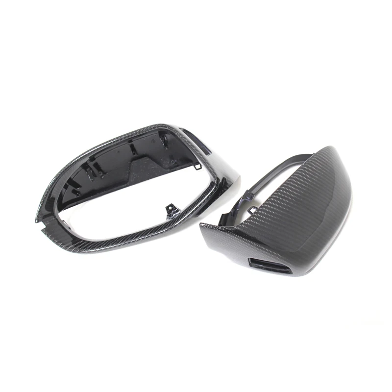 Зеркало заднего вида для Audi A7/S7 RS7 сменный глянцевый черный чехол из АБС и
