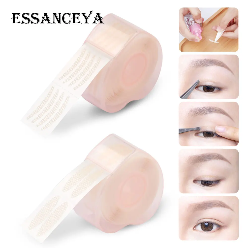 ESSANCEYA 1 коробка S/L лента для век наклейка невидимая паста для век Прозрачная Самоклеящаяся Двойная лента для век большие глаза инструменты