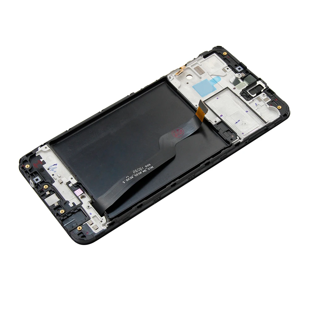Для samsung Galaxy A10 A105 A105M SM-A105F ЖК-дисплей с сенсорным экраном дигитайзер с рамкой