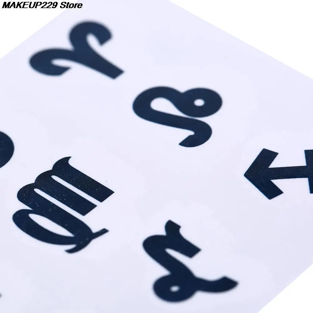 1 лист водостойкие Временные татуировки древние классические наклейки с