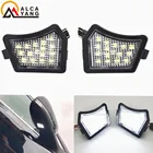 2 шт. 6000K белые светодиодсветодиодный лампы для зеркала для Jaguar XF X250 X260 XJ X350 X351 X358 XE X760 XK XKR